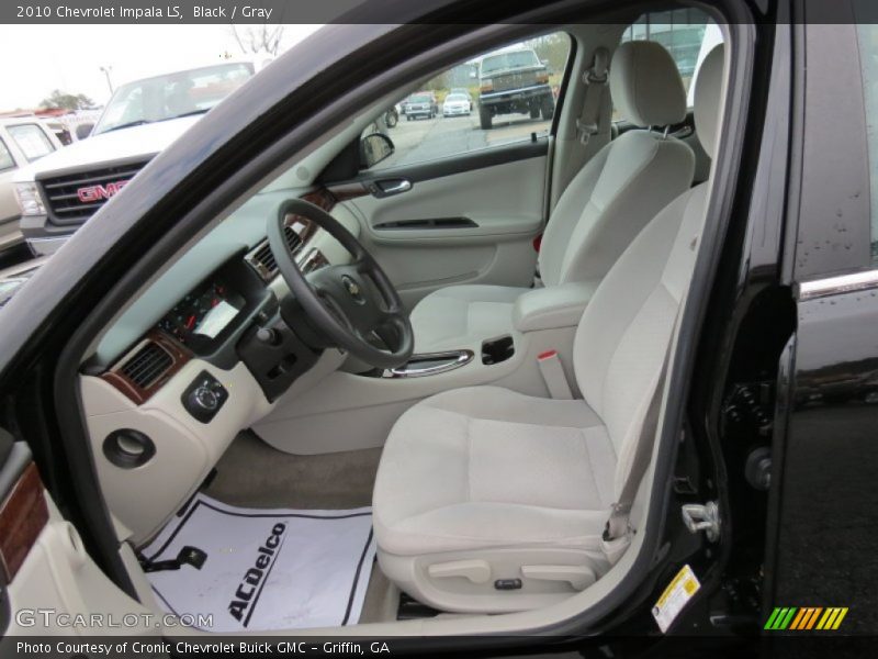 Black / Gray 2010 Chevrolet Impala LS