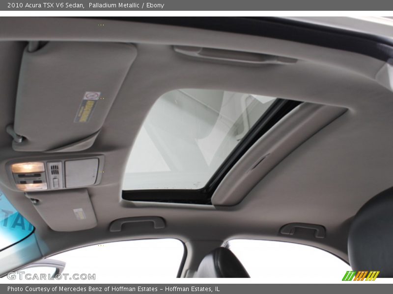 Palladium Metallic / Ebony 2010 Acura TSX V6 Sedan