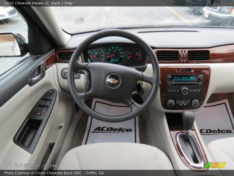 Black / Gray 2010 Chevrolet Impala LS