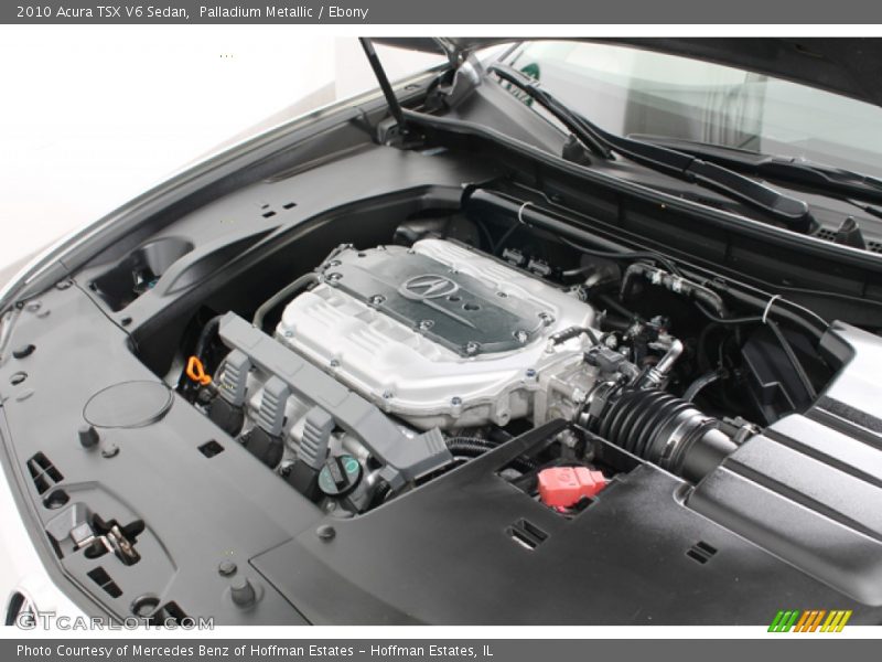 Palladium Metallic / Ebony 2010 Acura TSX V6 Sedan