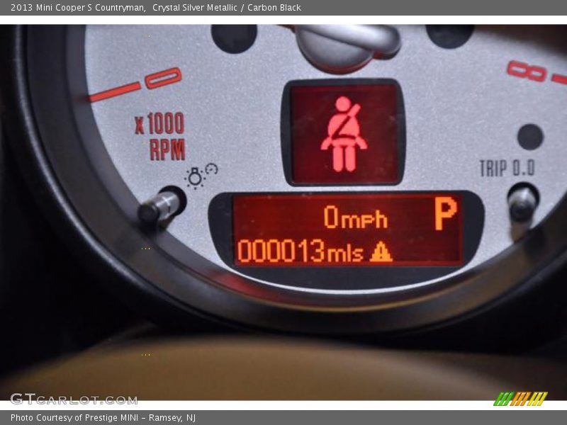 Crystal Silver Metallic / Carbon Black 2013 Mini Cooper S Countryman