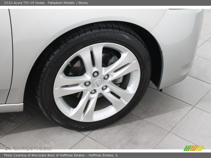 Palladium Metallic / Ebony 2010 Acura TSX V6 Sedan