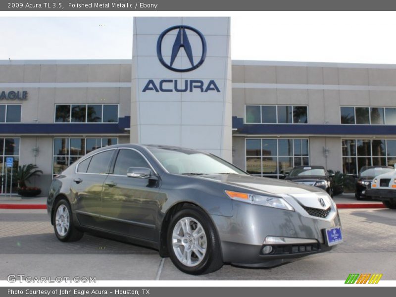 Polished Metal Metallic / Ebony 2009 Acura TL 3.5