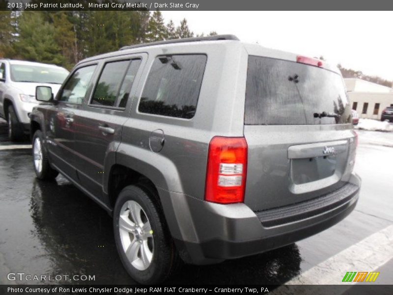 Mineral Gray Metallic / Dark Slate Gray 2013 Jeep Patriot Latitude