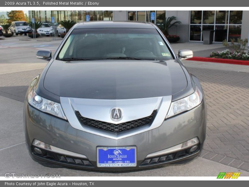 Polished Metal Metallic / Ebony 2009 Acura TL 3.5