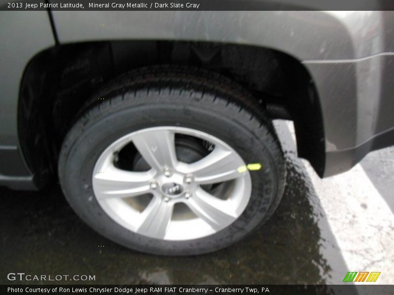 Mineral Gray Metallic / Dark Slate Gray 2013 Jeep Patriot Latitude