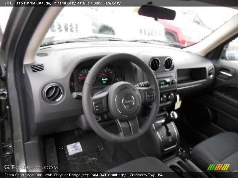 Mineral Gray Metallic / Dark Slate Gray 2013 Jeep Patriot Latitude