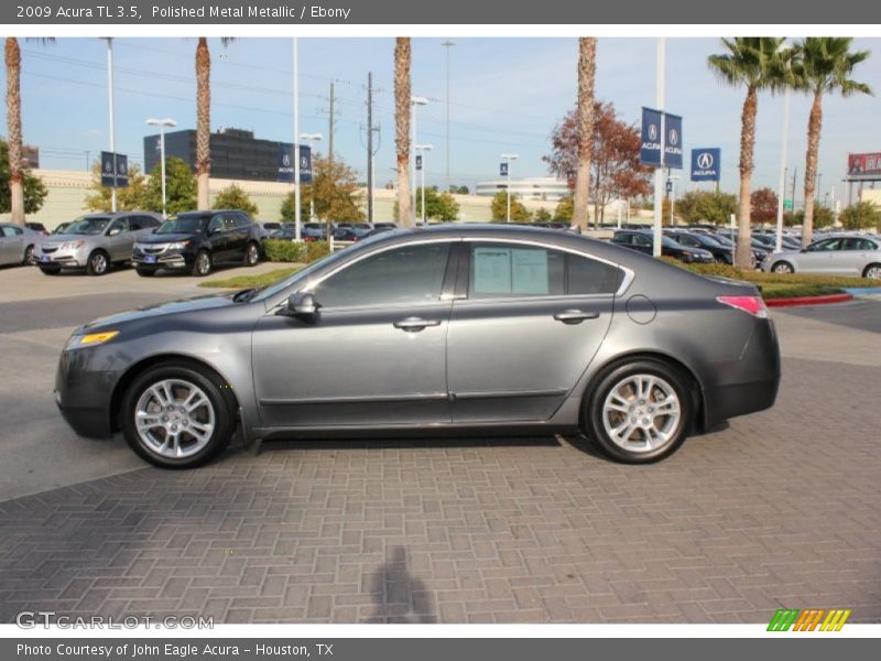 Polished Metal Metallic / Ebony 2009 Acura TL 3.5