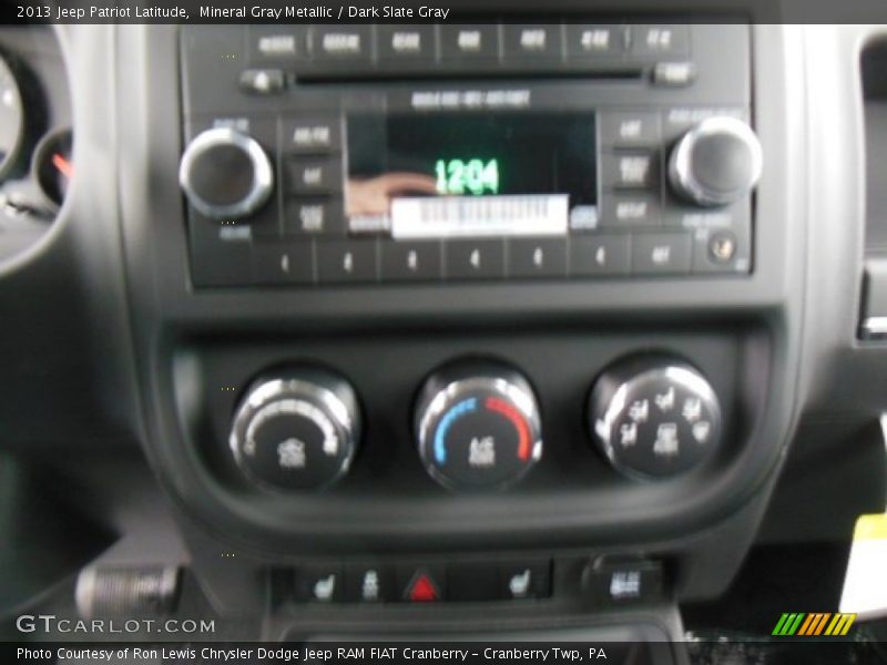 Mineral Gray Metallic / Dark Slate Gray 2013 Jeep Patriot Latitude