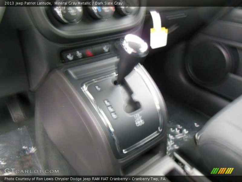 Mineral Gray Metallic / Dark Slate Gray 2013 Jeep Patriot Latitude