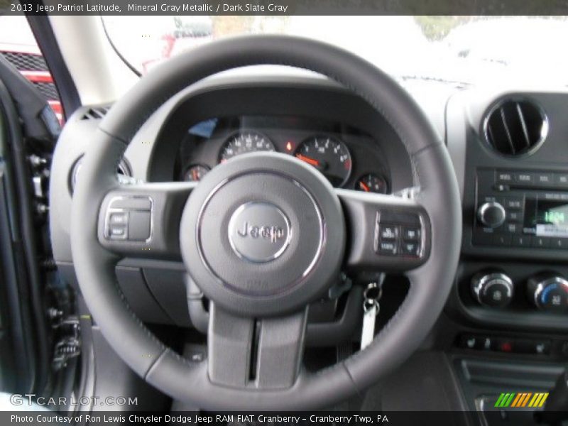 Mineral Gray Metallic / Dark Slate Gray 2013 Jeep Patriot Latitude