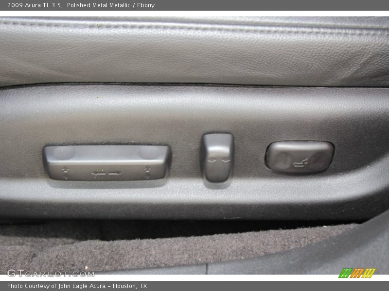 Polished Metal Metallic / Ebony 2009 Acura TL 3.5