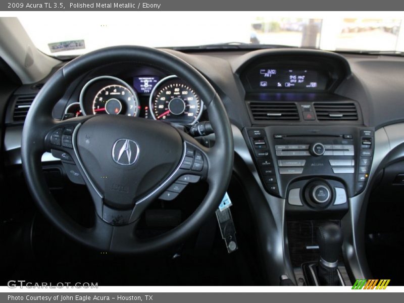 Polished Metal Metallic / Ebony 2009 Acura TL 3.5