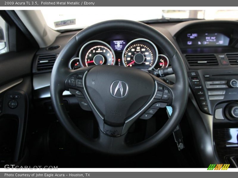 Polished Metal Metallic / Ebony 2009 Acura TL 3.5