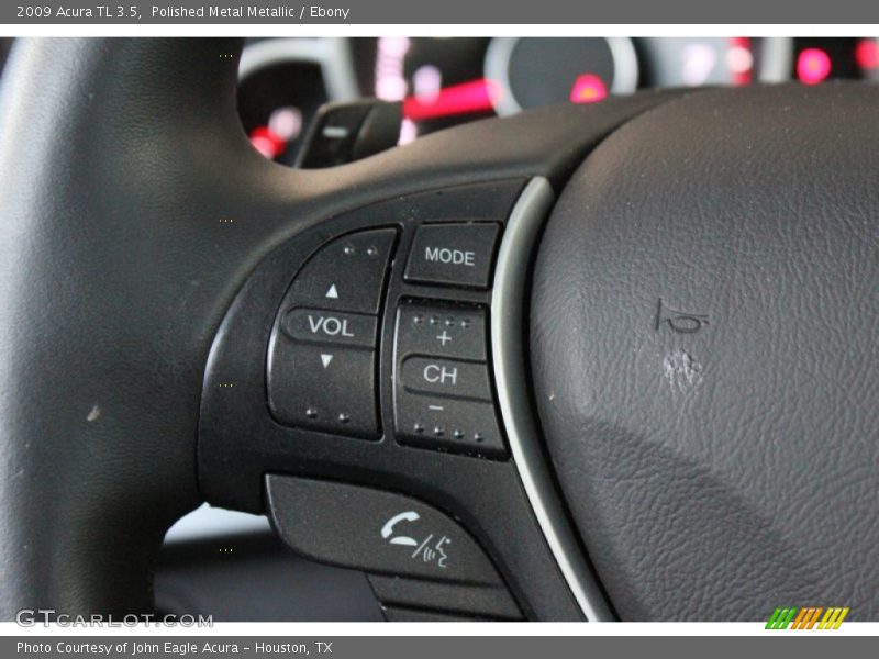Polished Metal Metallic / Ebony 2009 Acura TL 3.5