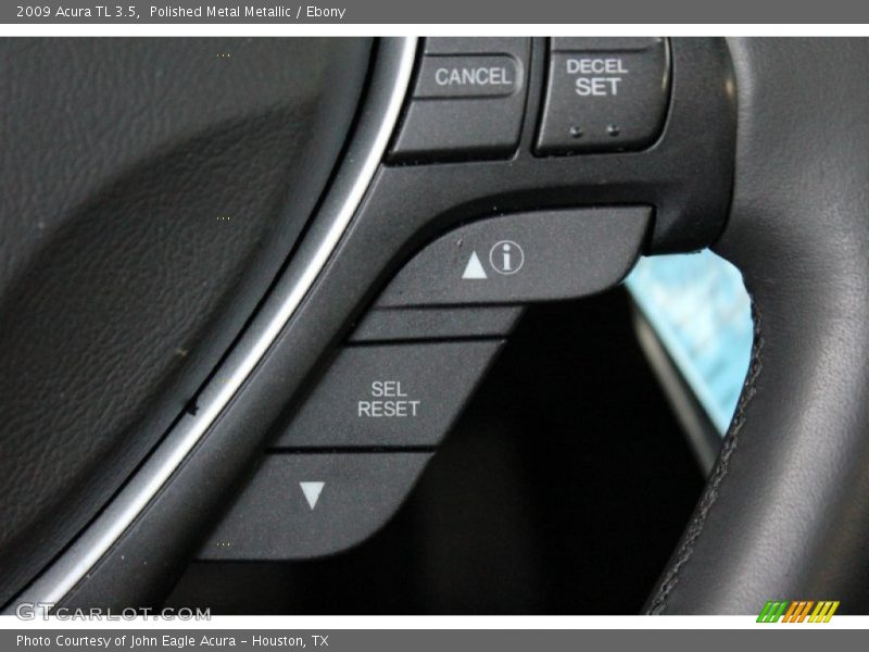 Polished Metal Metallic / Ebony 2009 Acura TL 3.5