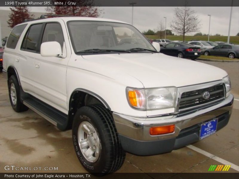 White / Gray 1998 Toyota 4Runner SR5