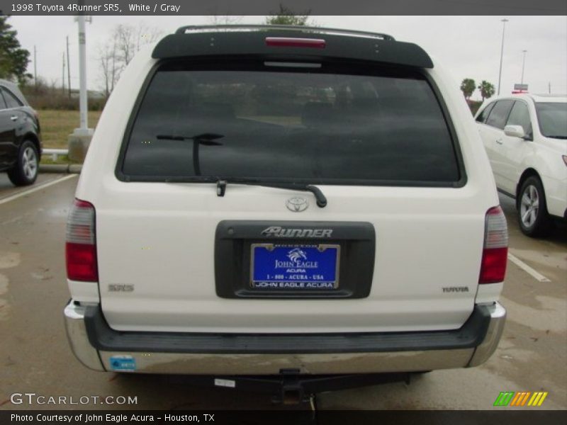 White / Gray 1998 Toyota 4Runner SR5