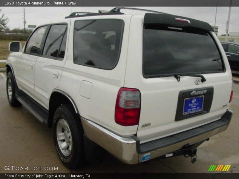 White / Gray 1998 Toyota 4Runner SR5