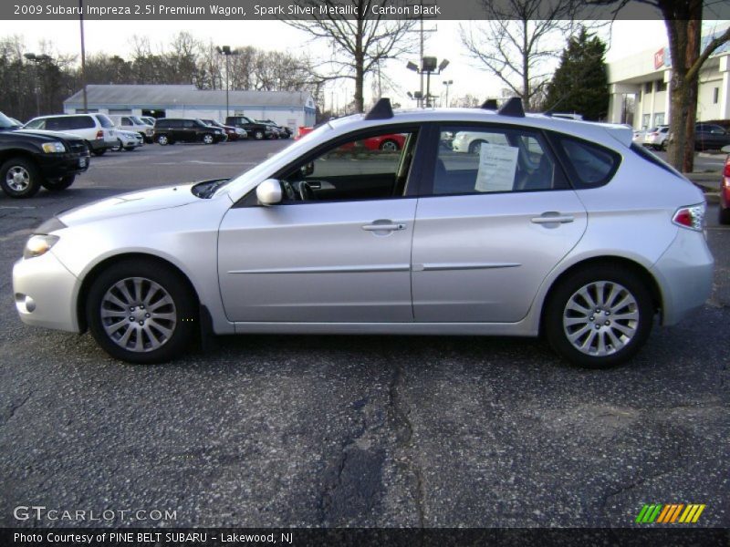 Spark Silver Metallic / Carbon Black 2009 Subaru Impreza 2.5i Premium Wagon