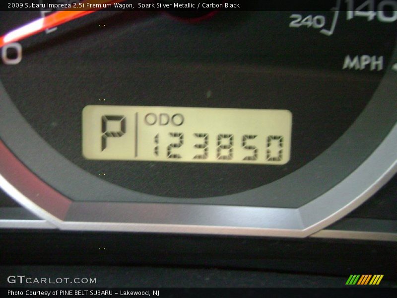 Spark Silver Metallic / Carbon Black 2009 Subaru Impreza 2.5i Premium Wagon
