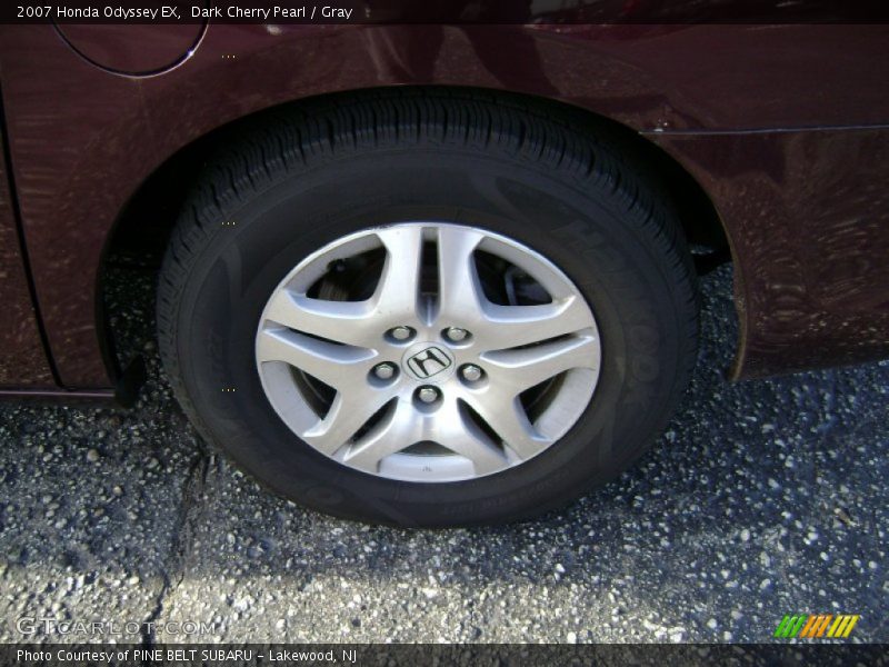 Dark Cherry Pearl / Gray 2007 Honda Odyssey EX