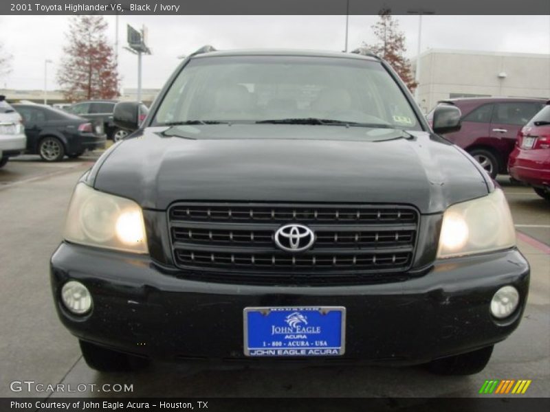 Black / Ivory 2001 Toyota Highlander V6