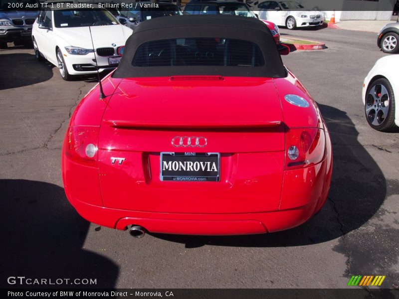 Brilliant Red / Vanilla 2006 Audi TT 1.8T Roadster