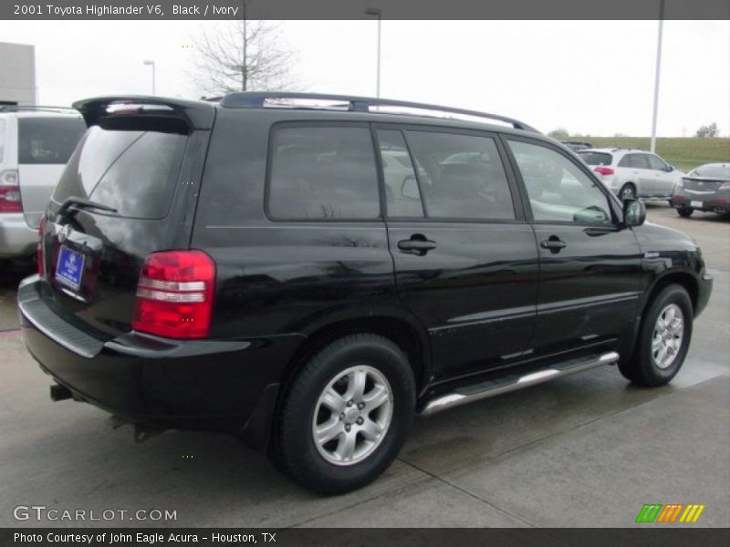 Black / Ivory 2001 Toyota Highlander V6