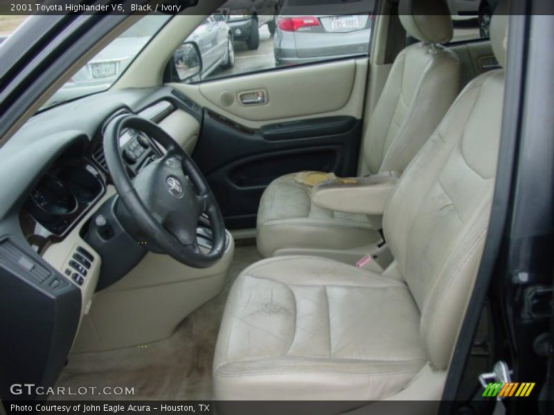 Black / Ivory 2001 Toyota Highlander V6