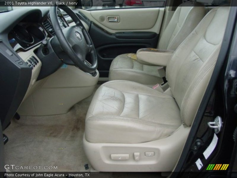 Black / Ivory 2001 Toyota Highlander V6