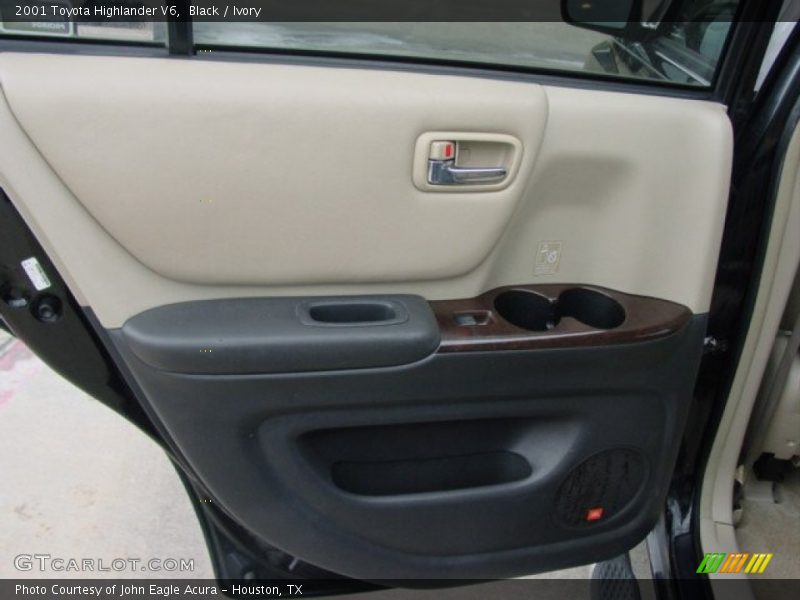 Black / Ivory 2001 Toyota Highlander V6