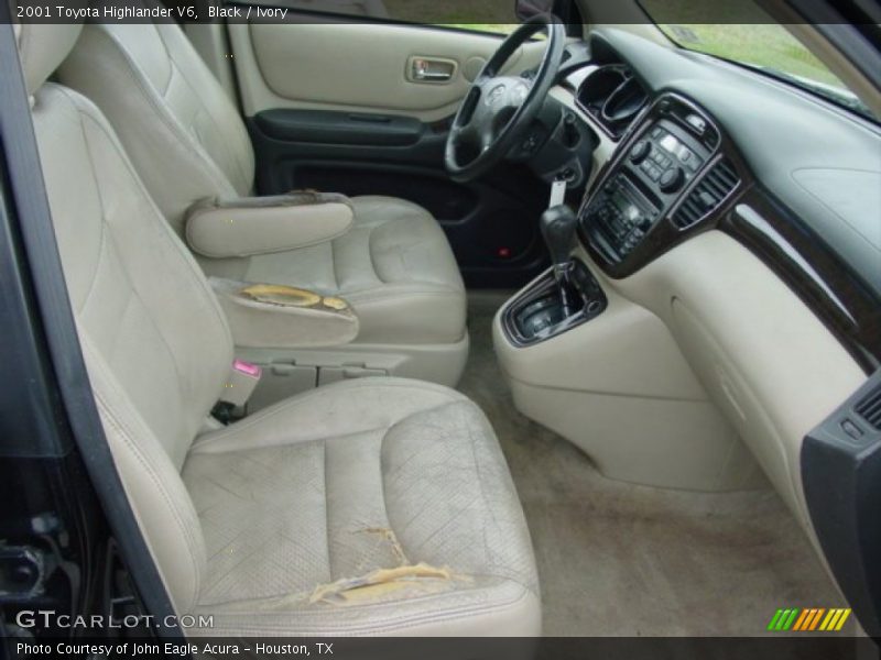 Black / Ivory 2001 Toyota Highlander V6