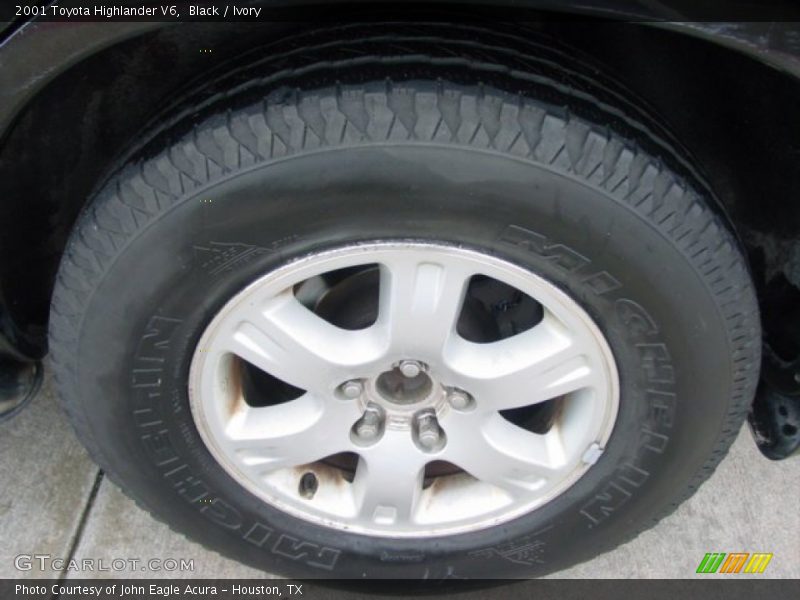 Black / Ivory 2001 Toyota Highlander V6