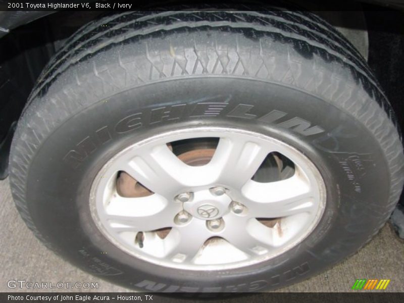 Black / Ivory 2001 Toyota Highlander V6