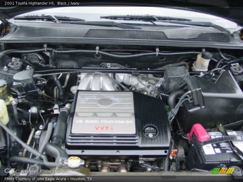 Black / Ivory 2001 Toyota Highlander V6