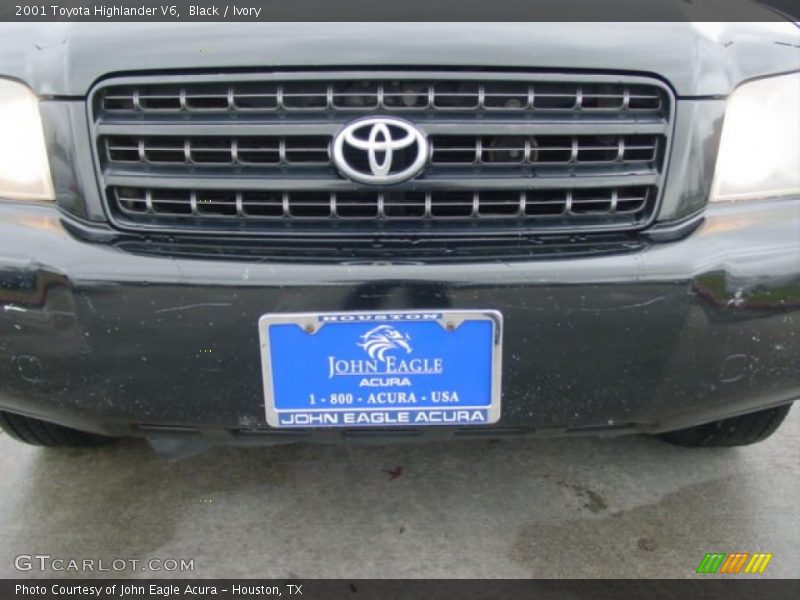 Black / Ivory 2001 Toyota Highlander V6