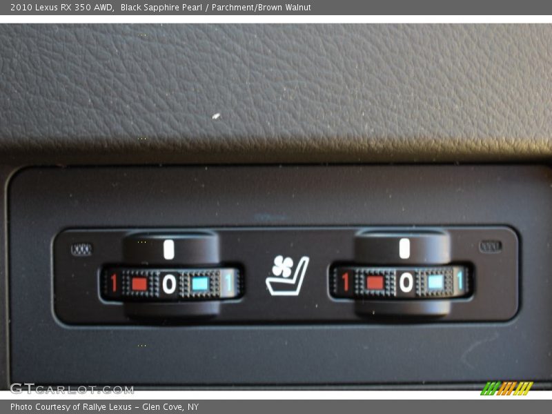 Black Sapphire Pearl / Parchment/Brown Walnut 2010 Lexus RX 350 AWD