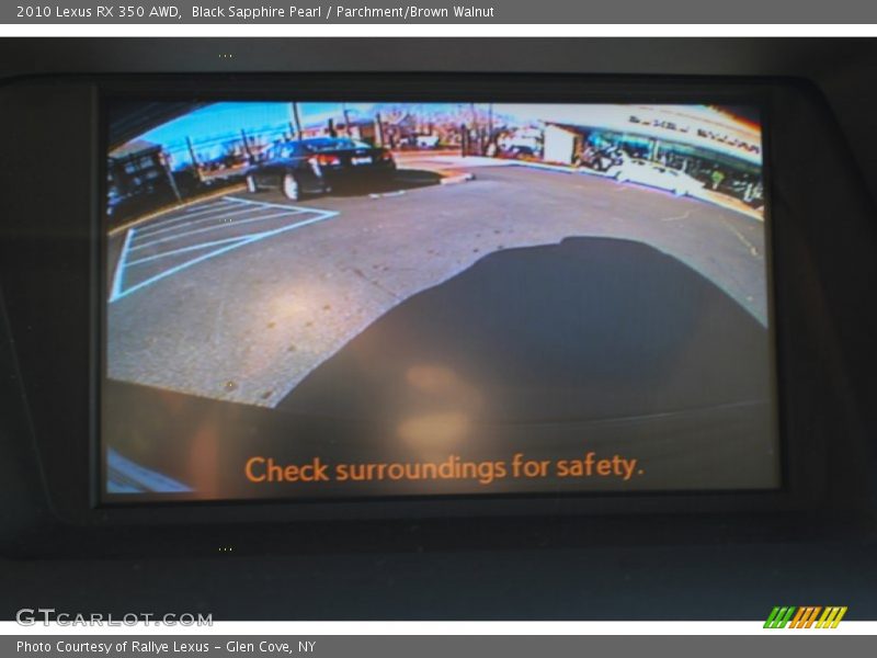Black Sapphire Pearl / Parchment/Brown Walnut 2010 Lexus RX 350 AWD