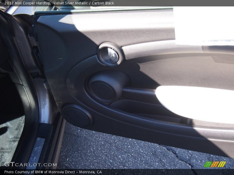 Velvet Silver Metallic / Carbon Black 2012 Mini Cooper Hardtop