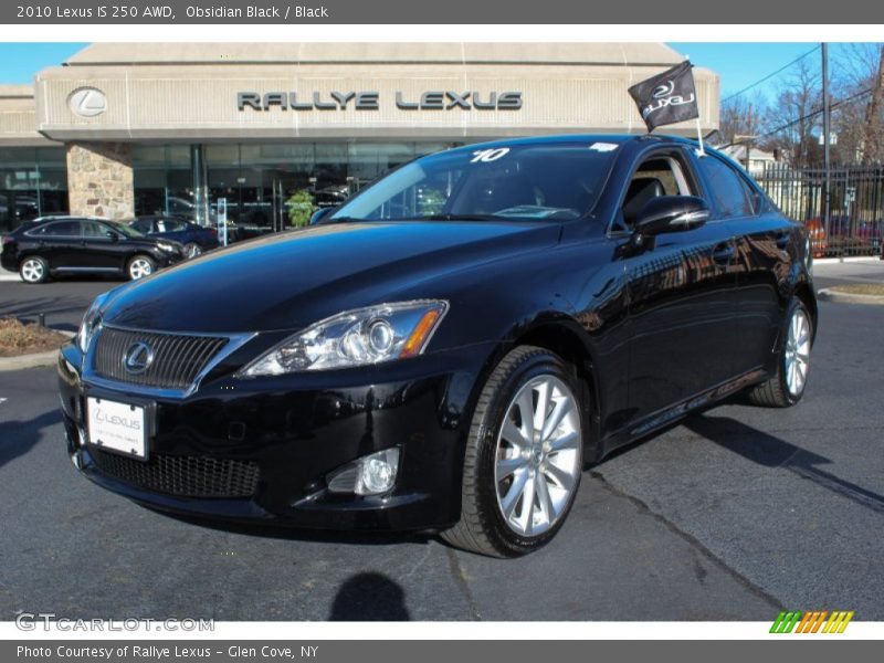 Obsidian Black / Black 2010 Lexus IS 250 AWD