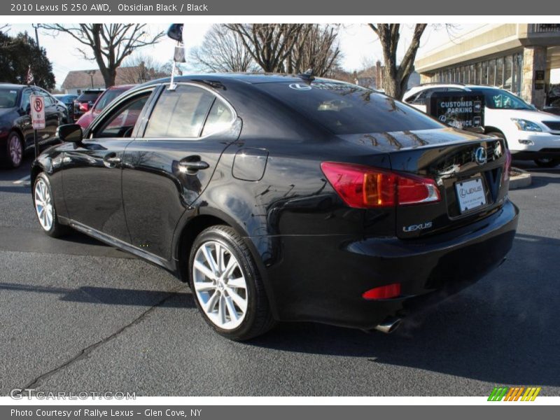 Obsidian Black / Black 2010 Lexus IS 250 AWD