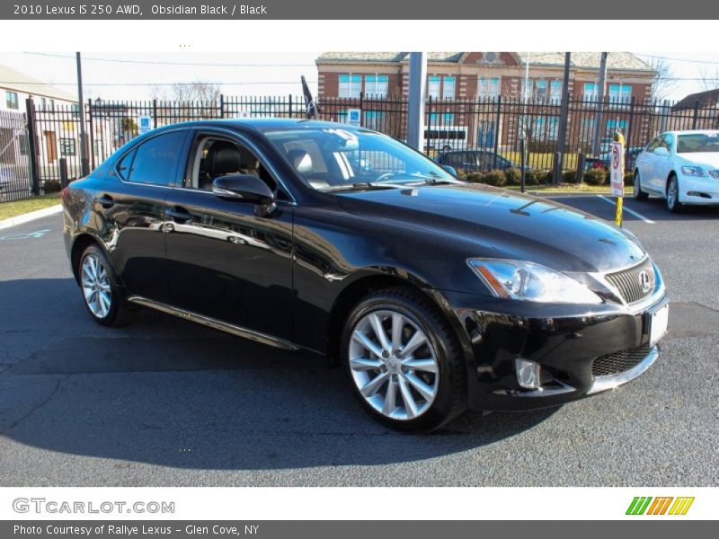 Obsidian Black / Black 2010 Lexus IS 250 AWD
