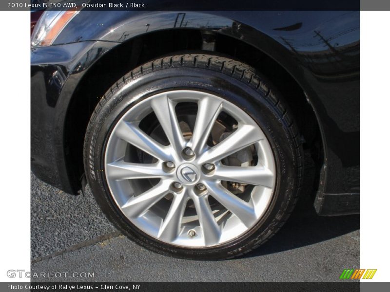 Obsidian Black / Black 2010 Lexus IS 250 AWD