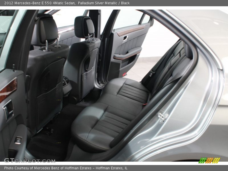 Palladium Silver Metallic / Black 2012 Mercedes-Benz E 550 4Matic Sedan