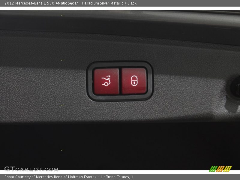 Palladium Silver Metallic / Black 2012 Mercedes-Benz E 550 4Matic Sedan