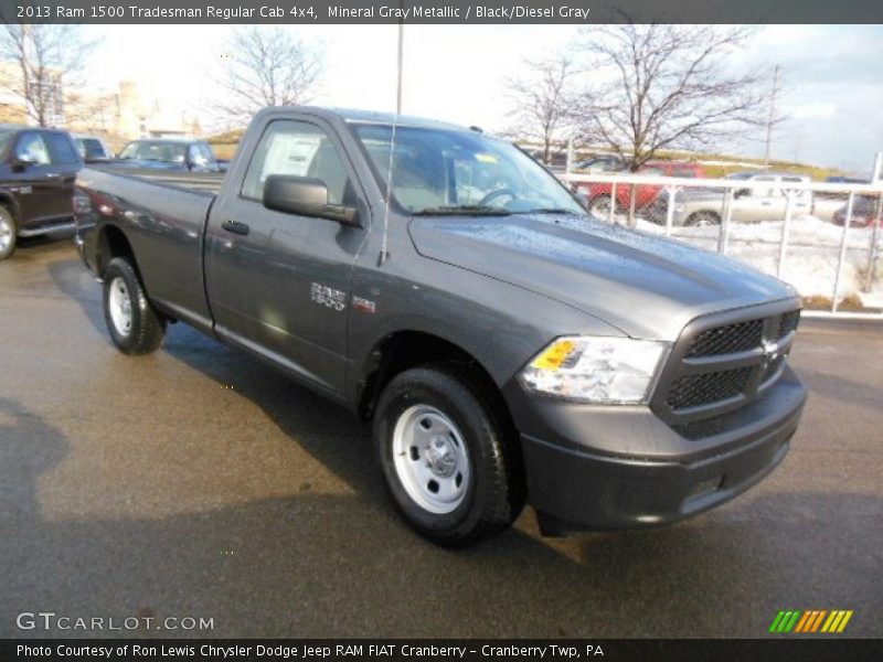 Mineral Gray Metallic / Black/Diesel Gray 2013 Ram 1500 Tradesman Regular Cab 4x4