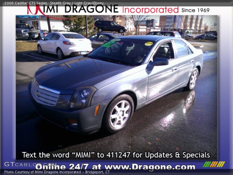Stealth Gray / Light Gray/Ebony 2006 Cadillac CTS Sedan