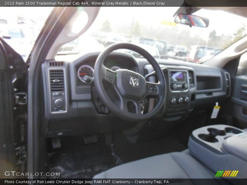 Mineral Gray Metallic / Black/Diesel Gray 2013 Ram 1500 Tradesman Regular Cab 4x4