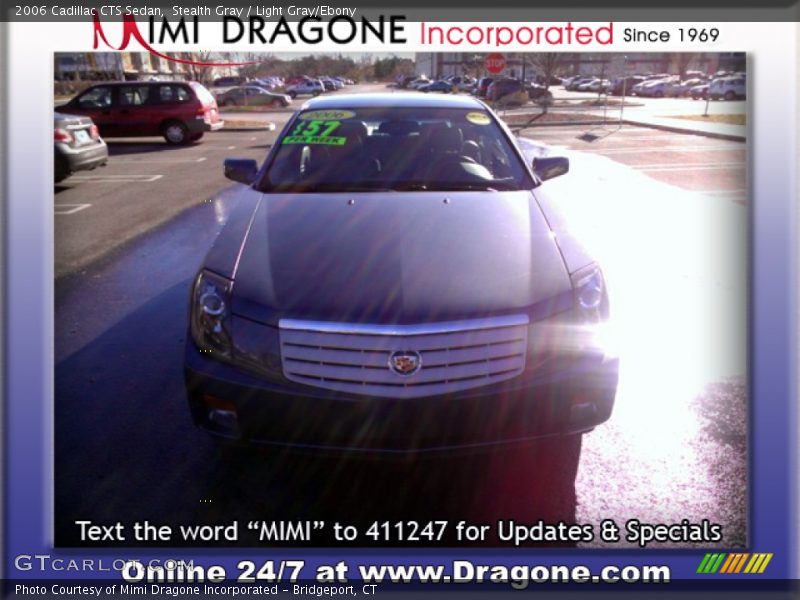 Stealth Gray / Light Gray/Ebony 2006 Cadillac CTS Sedan